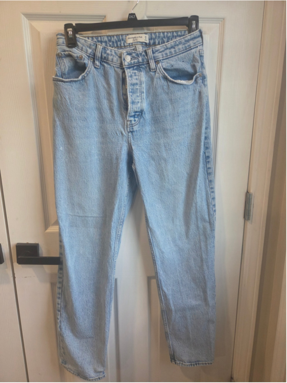 Women's Abercrombie & Fitch High Rise Dad Jeans Size 29 Light Blue
